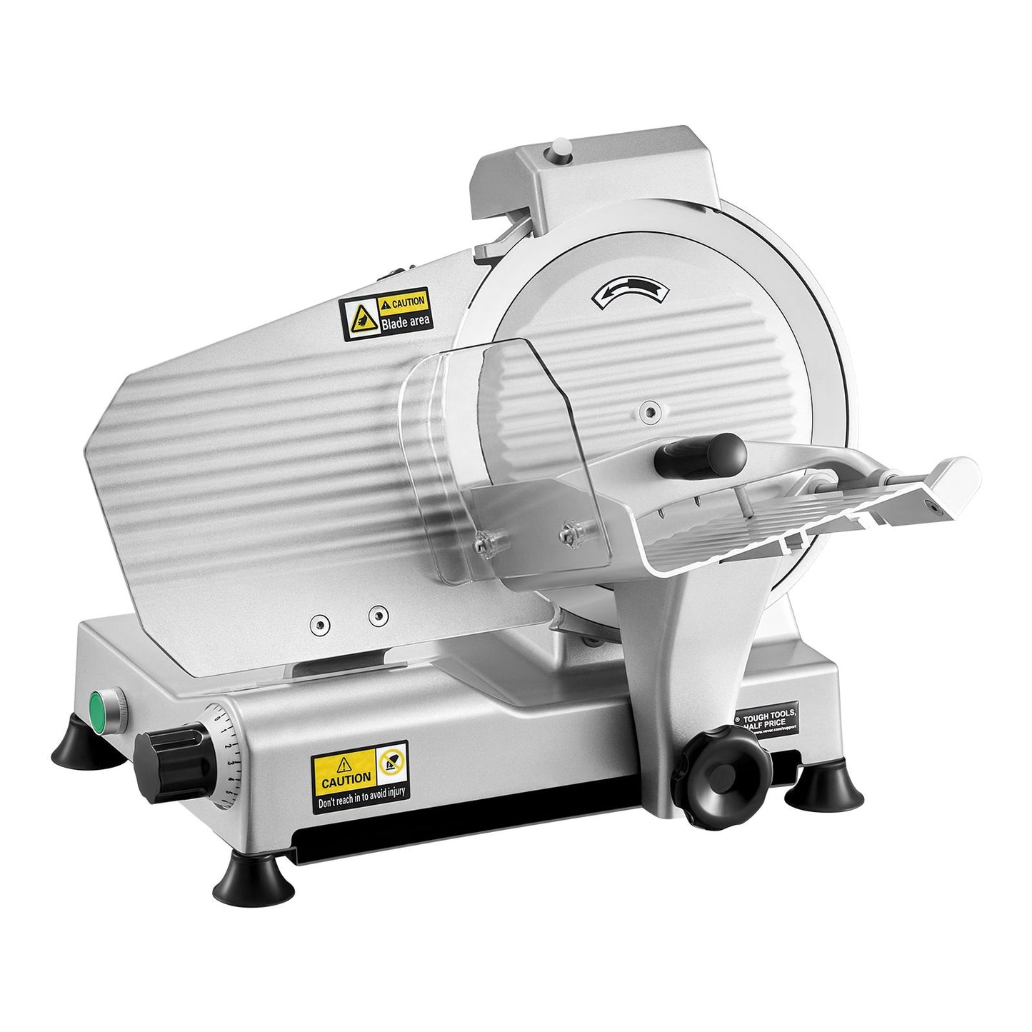 Fleischschneider 180W 250 mm Elektrische Aufschnittmaschine für Fleisch, Brot und Käse