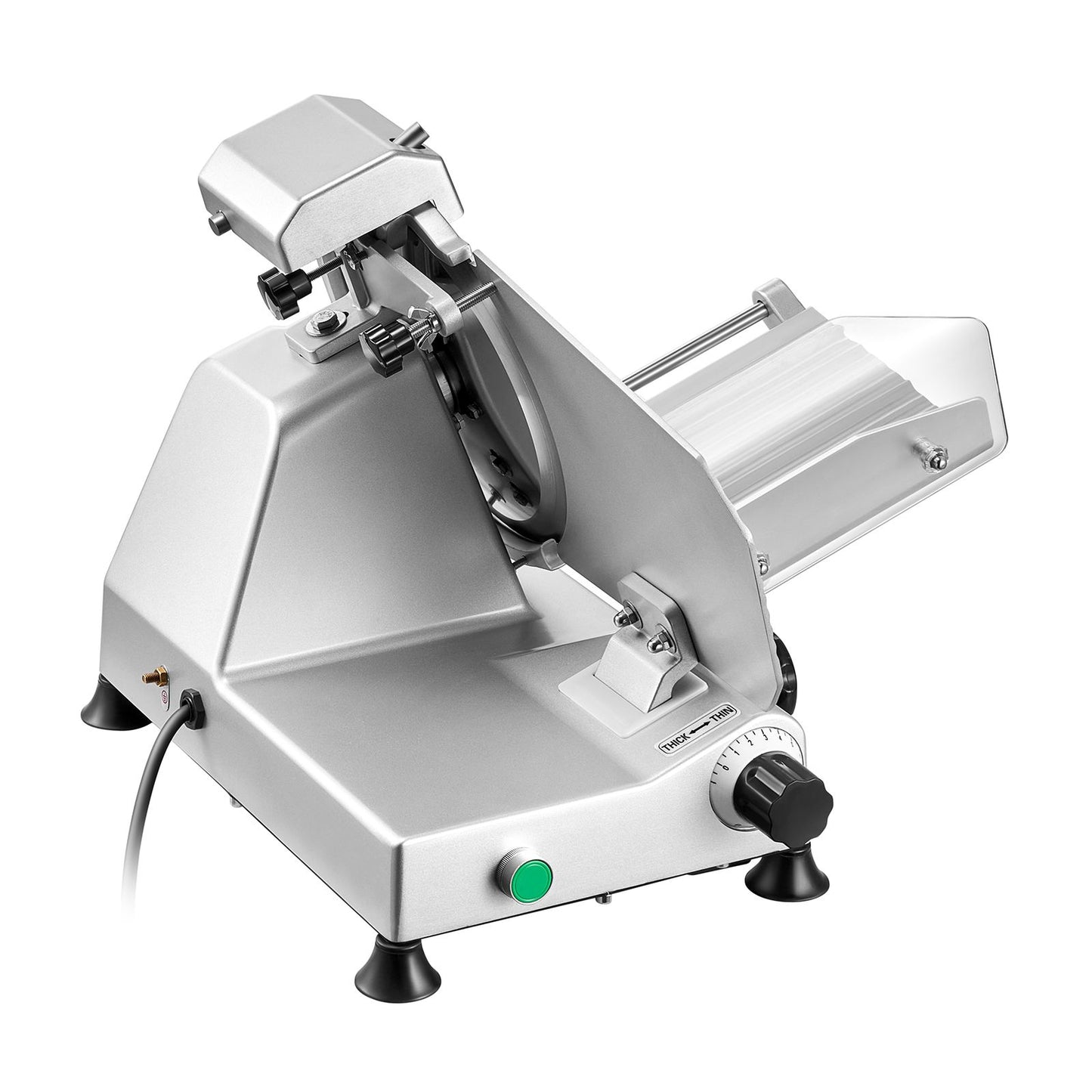 Fleischschneider 180W 250 mm Elektrische Aufschnittmaschine für Fleisch, Brot und Käse