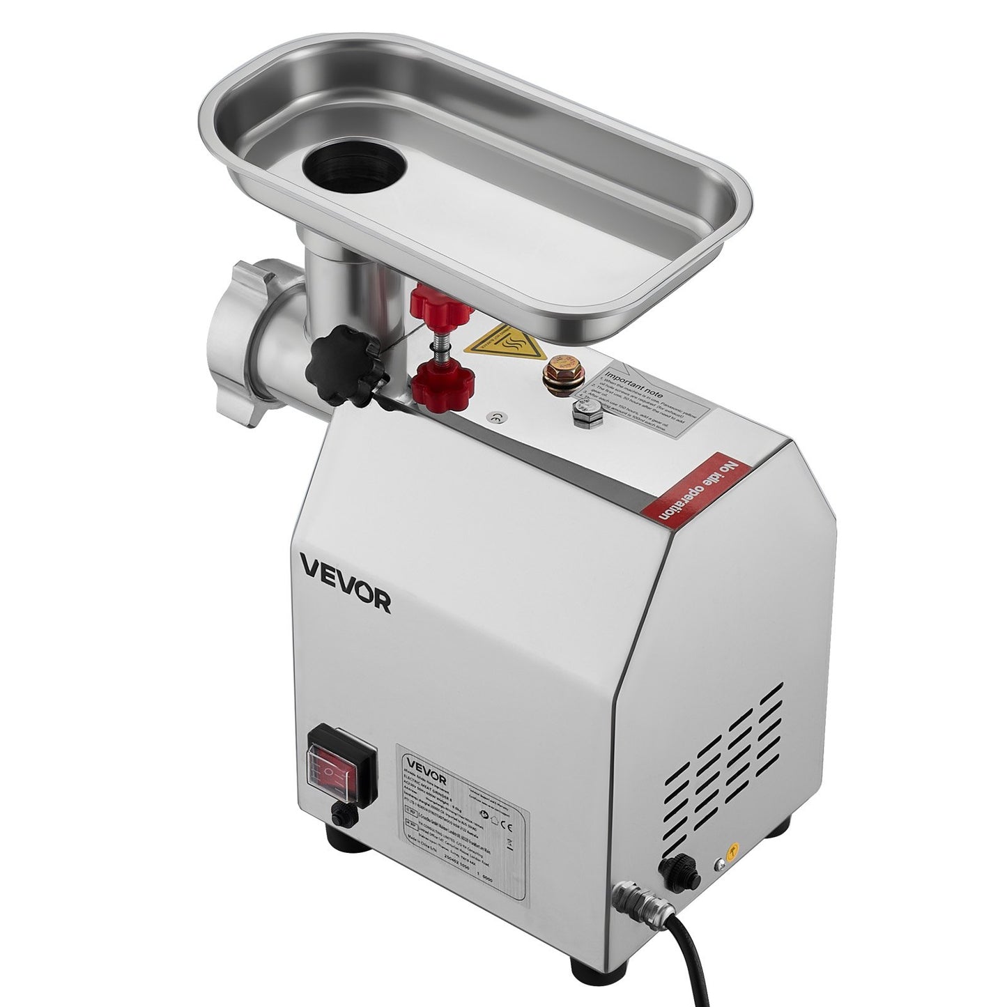 Commercial Electric Meat Grinder 4.5 Lbs/Min Sausage Stuffer Maker Kitchen