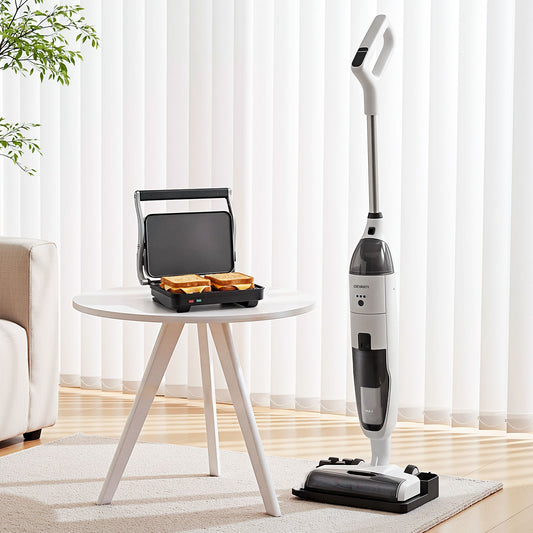 Devanti Cordless Wet Dry Vacuum Mop plus Sandwich Maker Panini Press