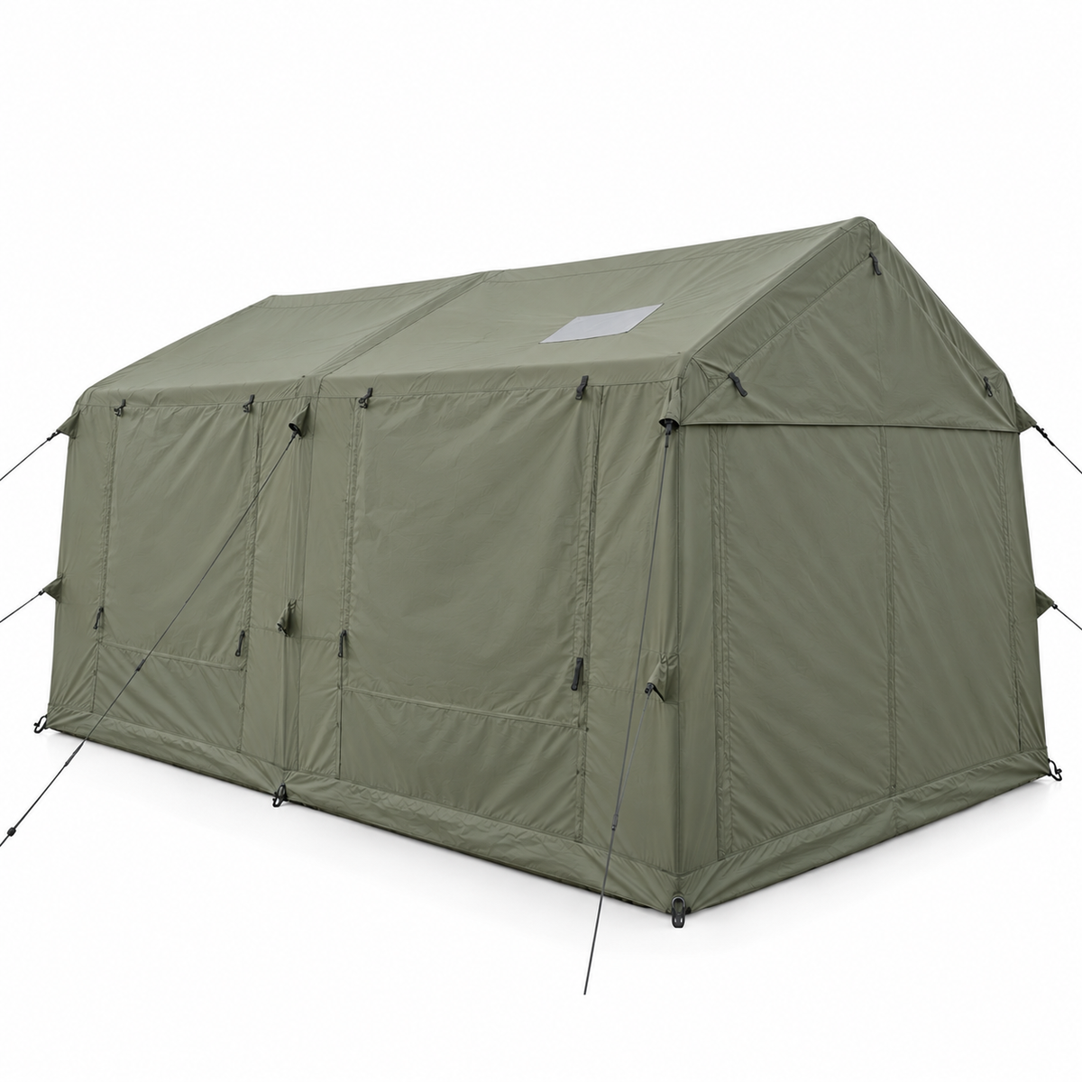 Weisshorn Inflatable Cabin Camping Tent Olive Green Mesh Entry 520x360cm