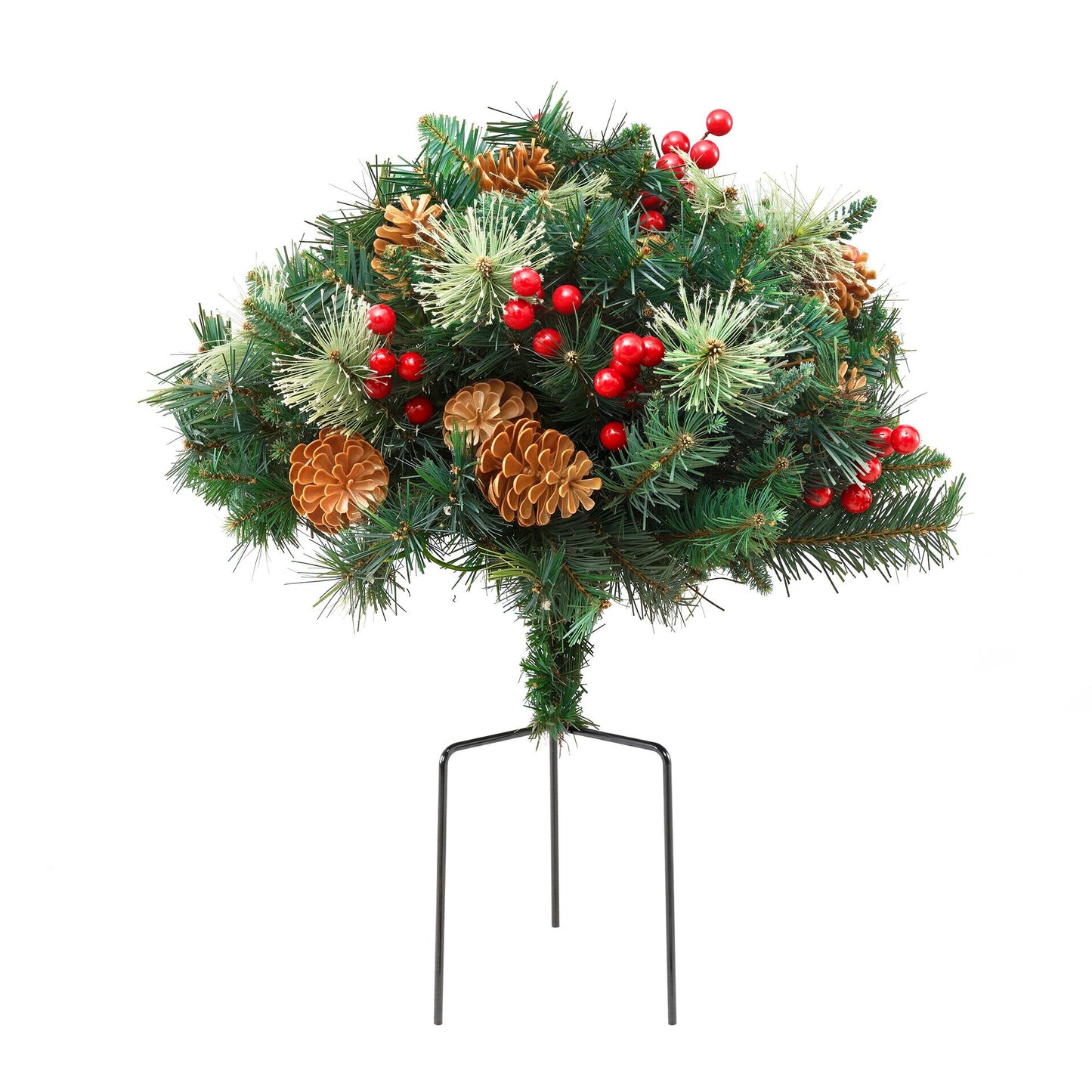 Jingle Jollys 2er Pack 45 cm beleuchteter künstlicher Weihnachtsbaum für den Gehweg Weihnachtsbaum