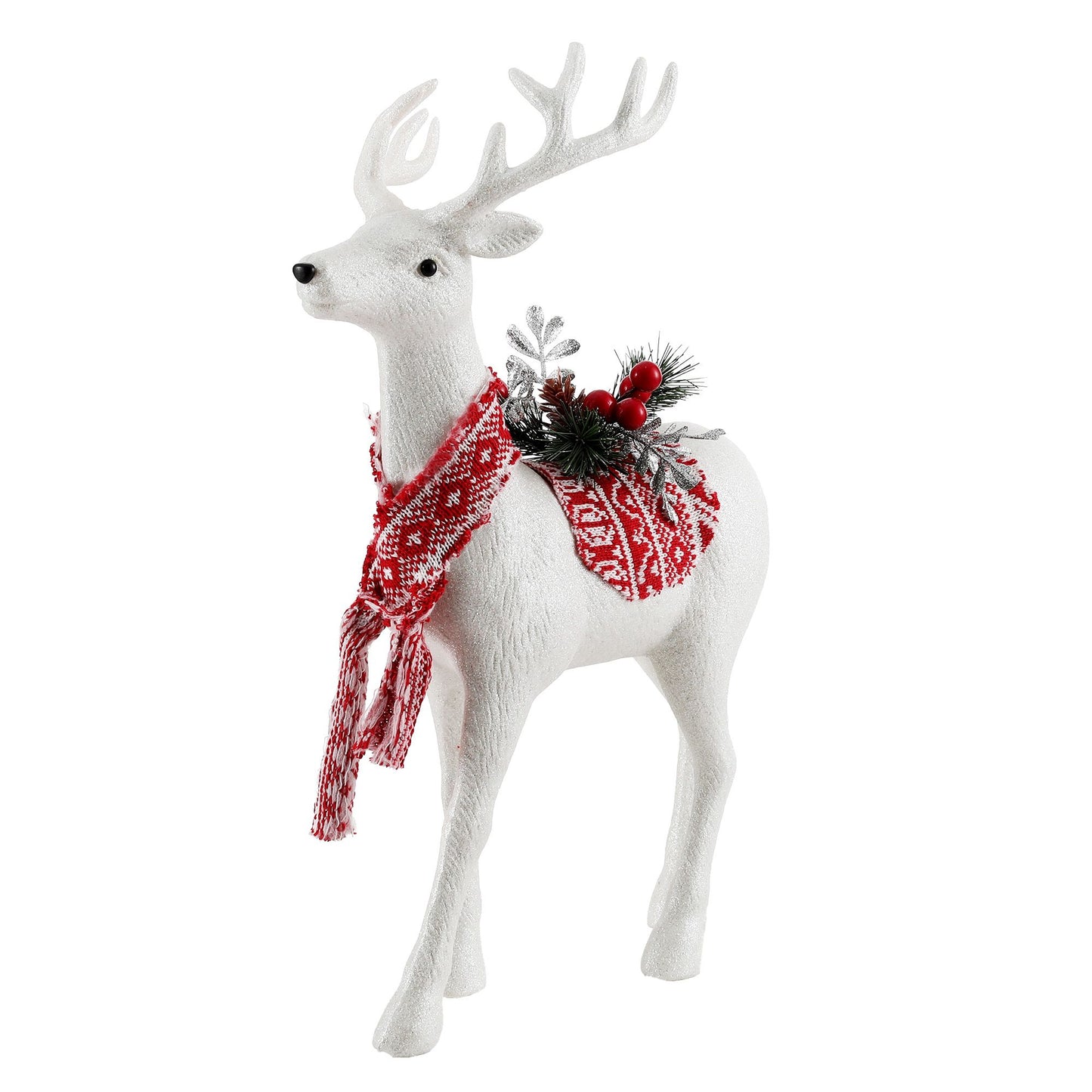 Jingle Jollys Christmas Reindeer 45cm Glitter Deer Ornaments Party Decorations