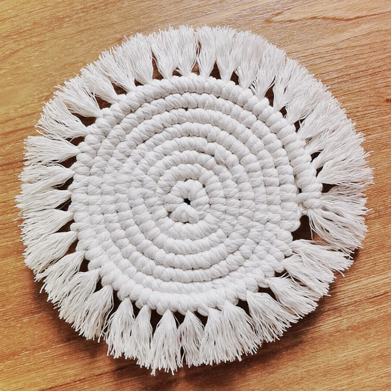 Bohemian woven coaster