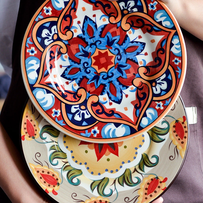 Bohemian Ceramic Household Dishes