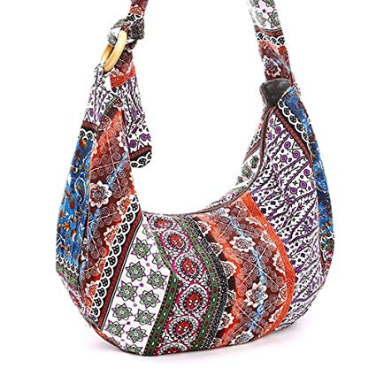 Thai Hobo Crossbody Bag Shoulder Bag Messenger Bag Hippie Boho Bohemian Purse