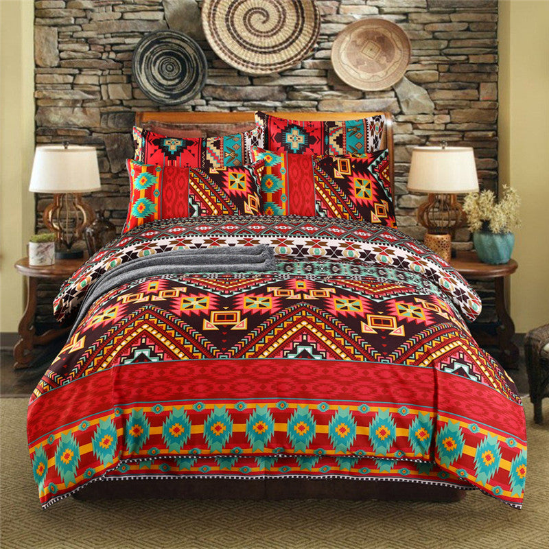 Bohemian 3-piece quilt cover set