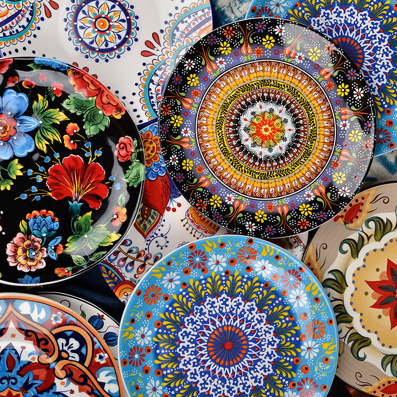 Bohemian Ceramic Household Dishes