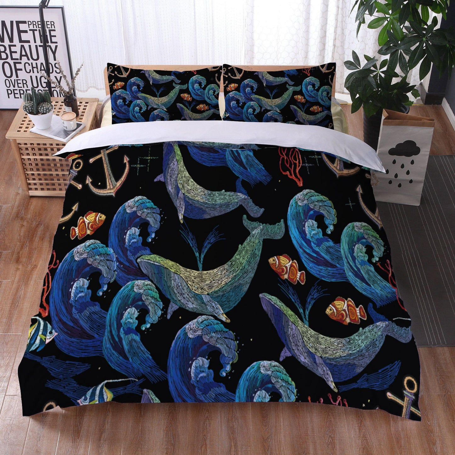 Ocean Series Turtle Quilt Cover Pillowcase