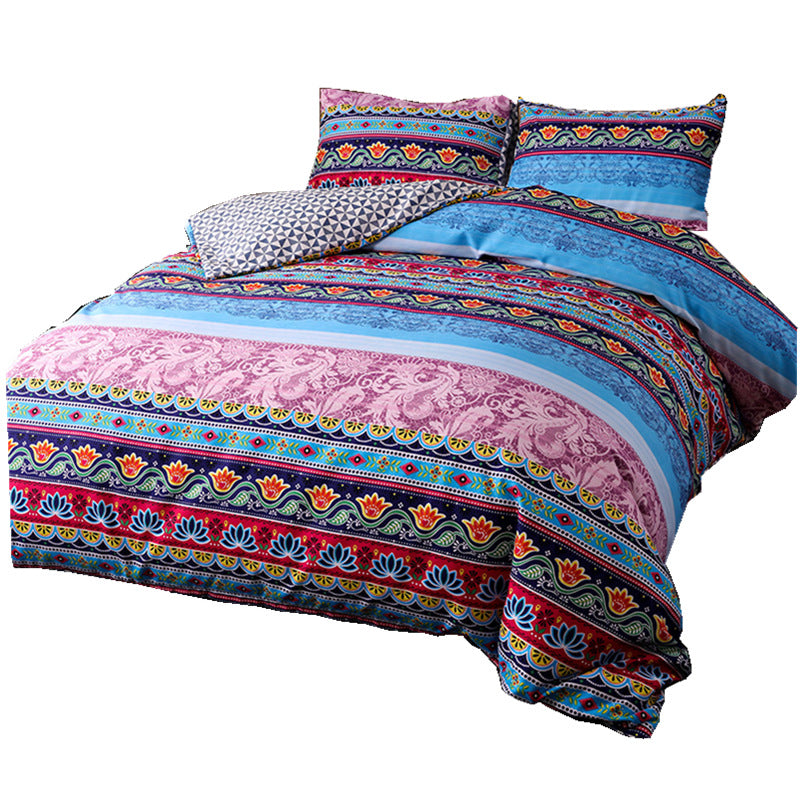 Bedding Set Bohemian Ethnic Style Three-piece Set