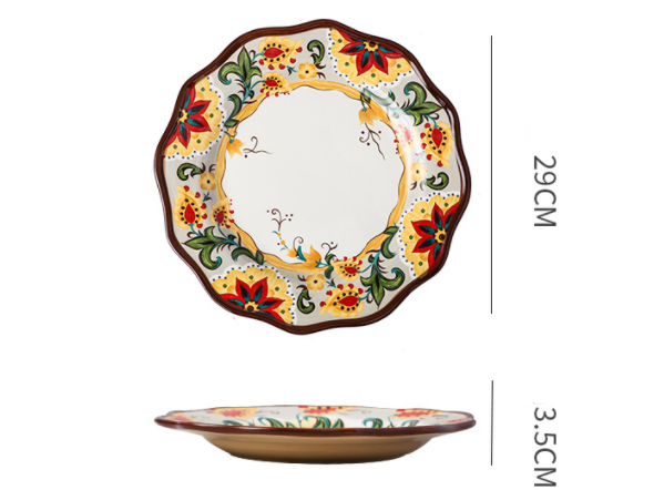 Bohemian Ceramic Household Dishes