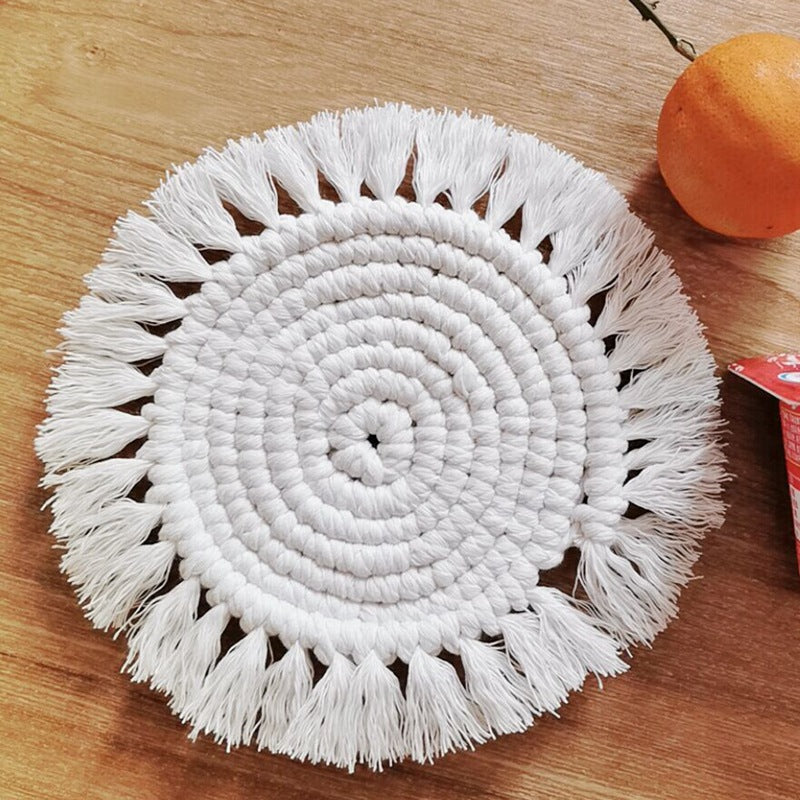 Bohemian woven coaster