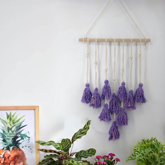 Macrame Cotton Handmade Tapestry Bohemian Wall Hanging Decor For Bedroom Farmhouse Dorm Room Home Decoration Boho