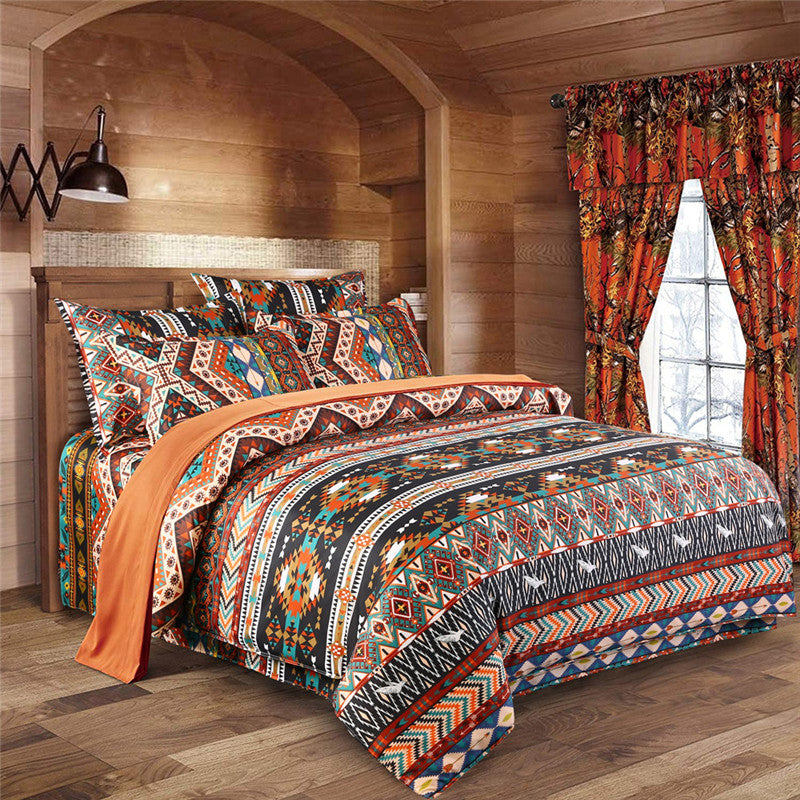 Bohemian 3-piece quilt cover set