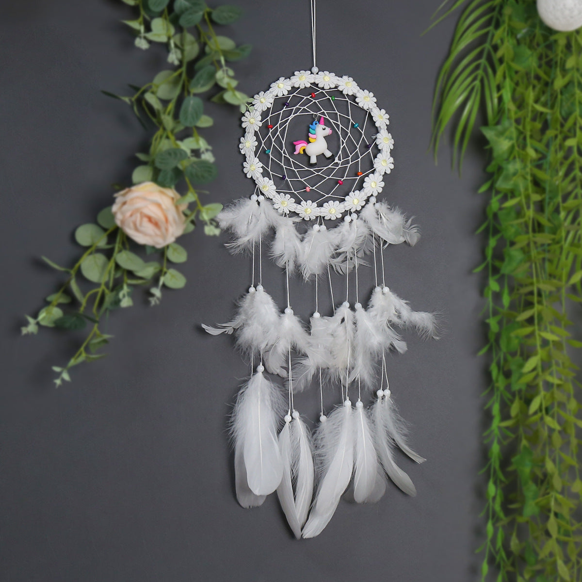 Bedroom Pendant Creative Unicorn Dream Catcher Sen Department Retro Shop Decoration Pendant Wedding Gift