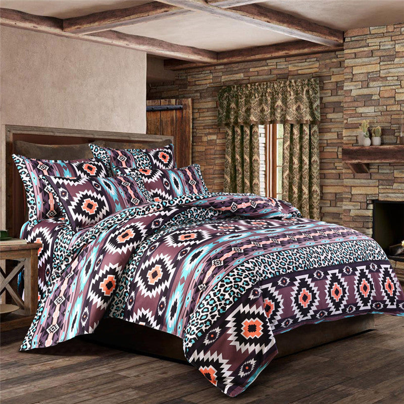 Bohemian 3-piece quilt cover set