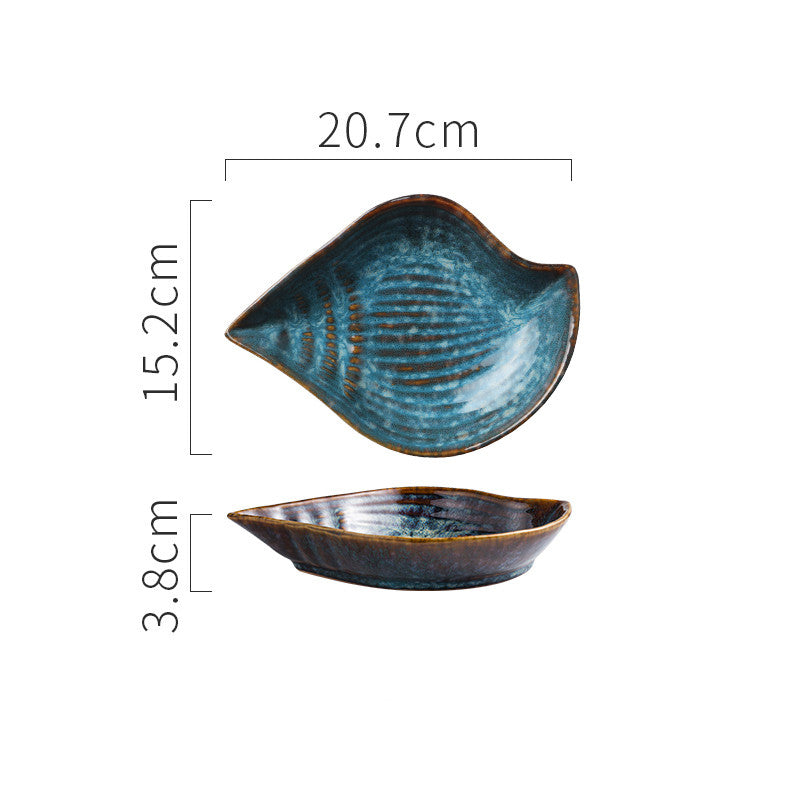 Irregular ceramic tableware