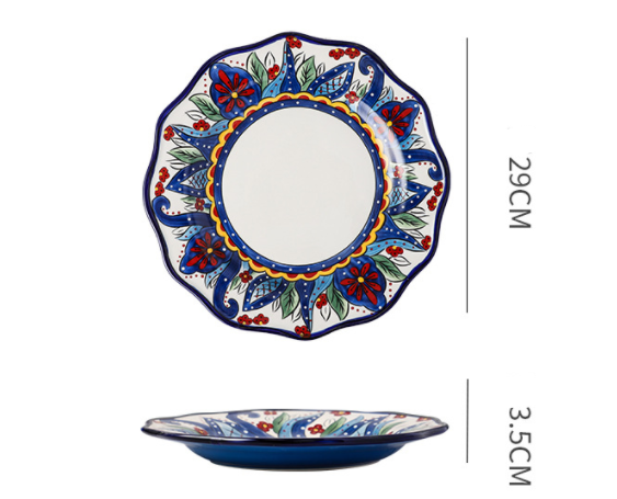 Bohemian Ceramic Household Dishes