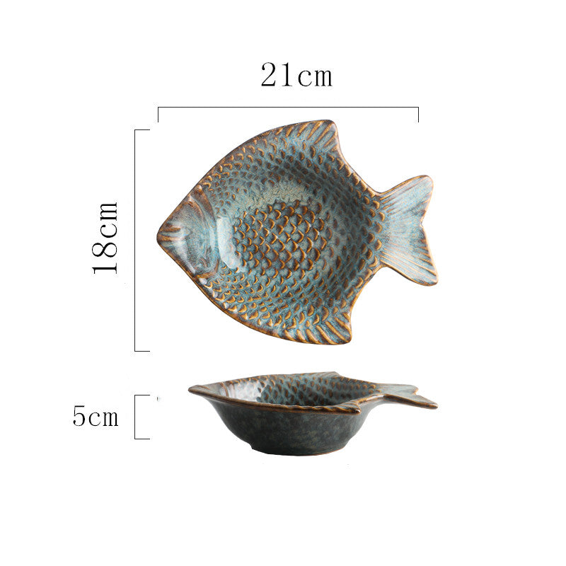 Irregular ceramic tableware