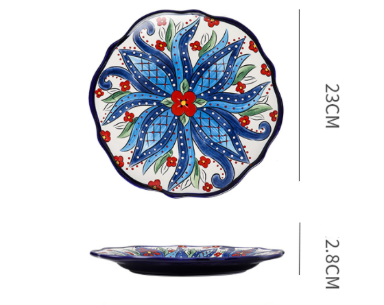 Bohemian Ceramic Household Dishes