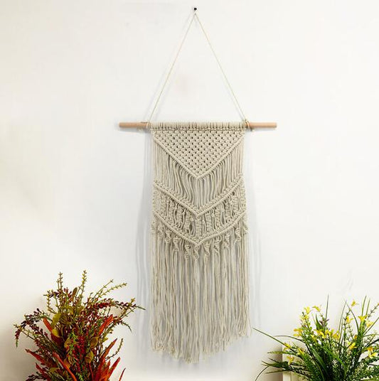 Macrame Cotton Handmade Tapestry Bohemian Wall Hanging Decor For Bedroom Farmhouse Dorm Room Home Decoration Boho