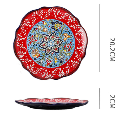 Bohemian Ceramic Household Dishes