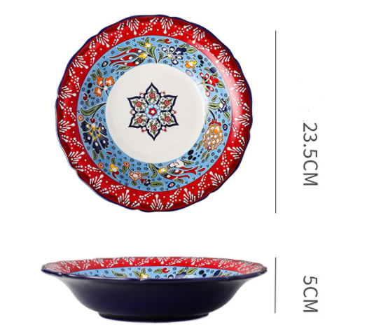 Bohemian Ceramic Household Dishes