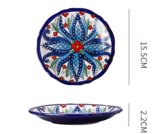 Bohemian Ceramic Household Dishes