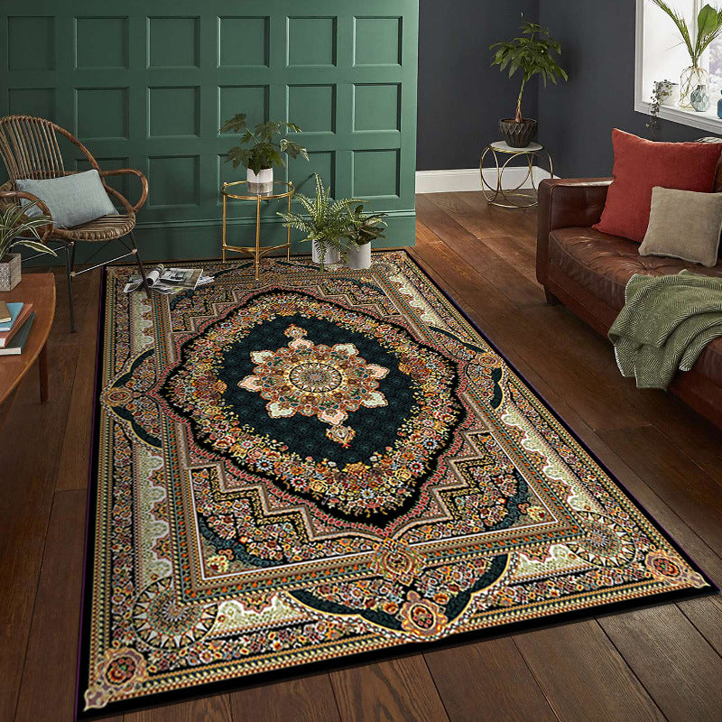 Vintage Bohemian Living Room Rug Floor Mat