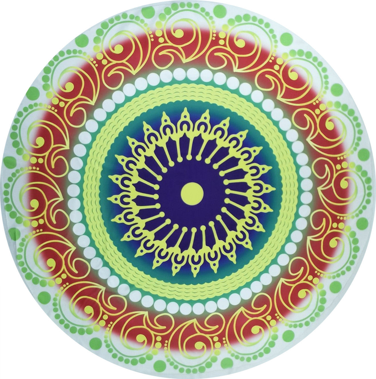 Round beach towel