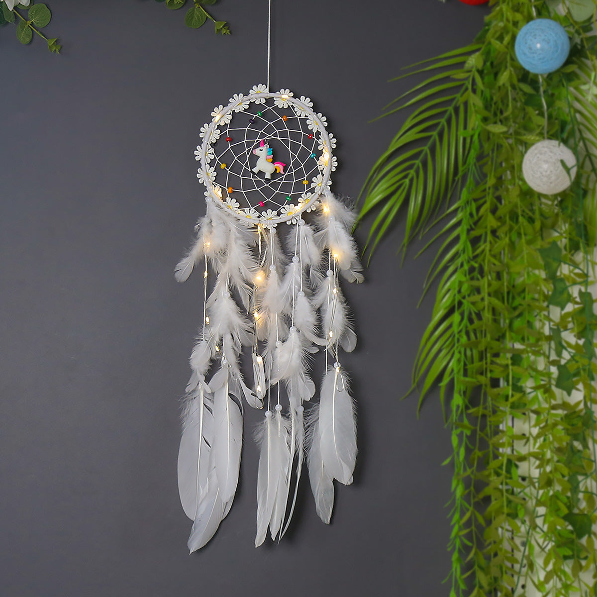 Bedroom Pendant Creative Unicorn Dream Catcher Sen Department Retro Shop Decoration Pendant Wedding Gift