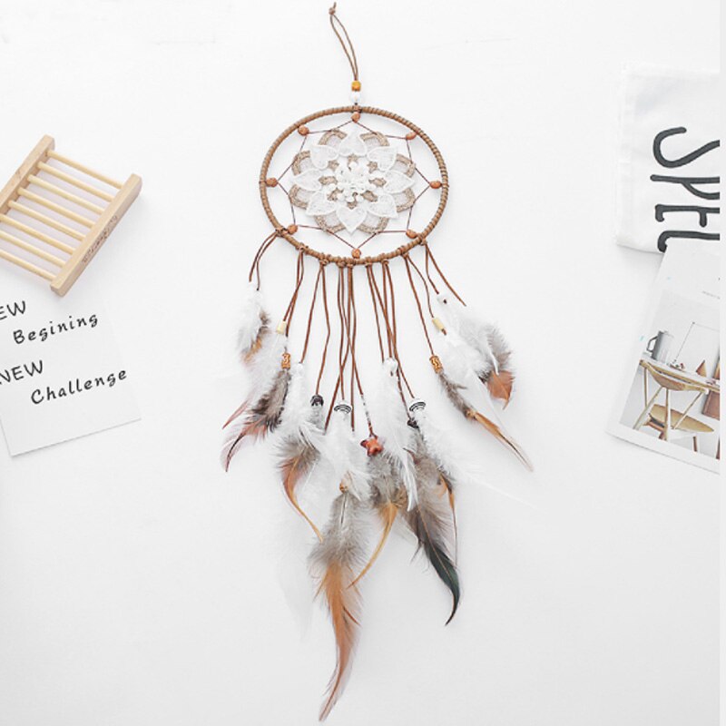 handicraft Dream Catcher Ethnic Feather DreamCatcher Home Wall wedding Art Hangings Decoration Gift Pendant