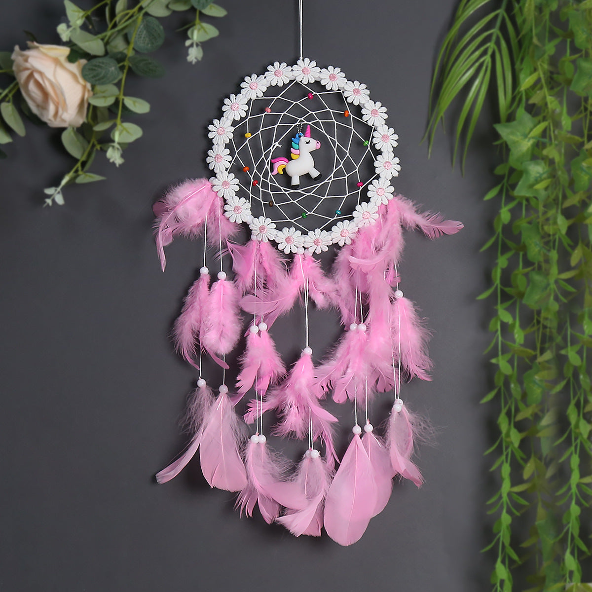 Bedroom Pendant Creative Unicorn Dream Catcher Sen Department Retro Shop Decoration Pendant Wedding Gift