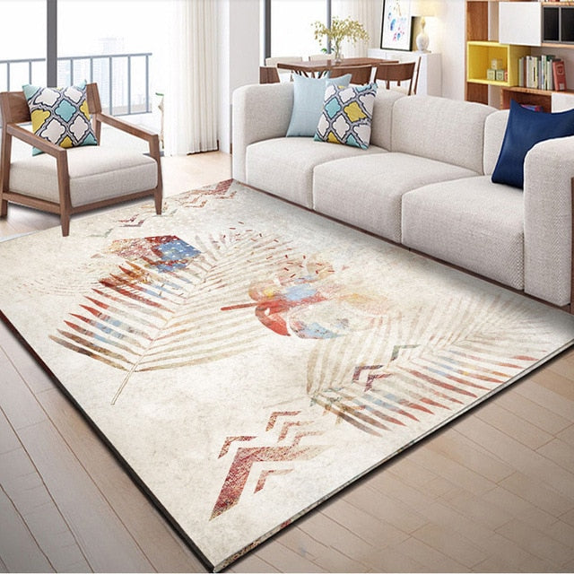 High Quality Abstract Flower Art Carpet For Living Room Bedroom Anti-slip Floor Mat Fashion Kitchen Carpet Area Rugs