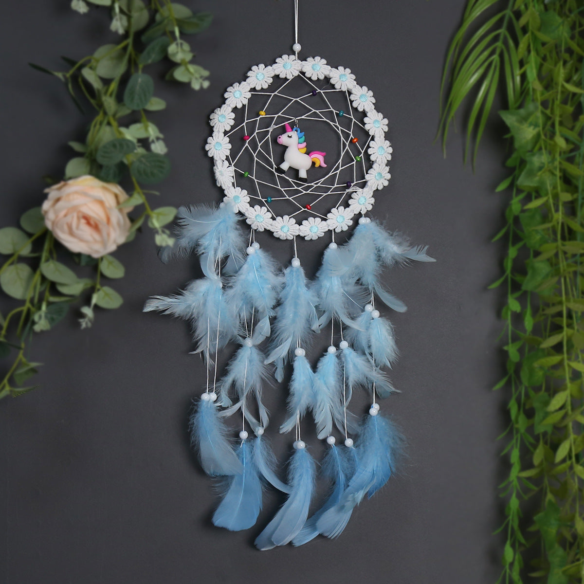 Bedroom Pendant Creative Unicorn Dream Catcher Sen Department Retro Shop Decoration Pendant Wedding Gift