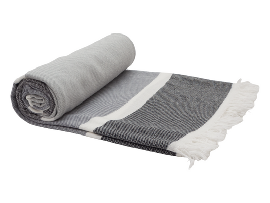 SORRENTO TURKISH COTTON TOWEL - MONOCHROME