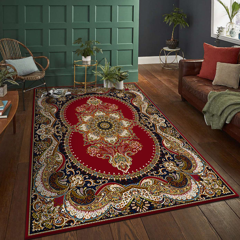 Vintage Bohemian Living Room Rug Floor Mat