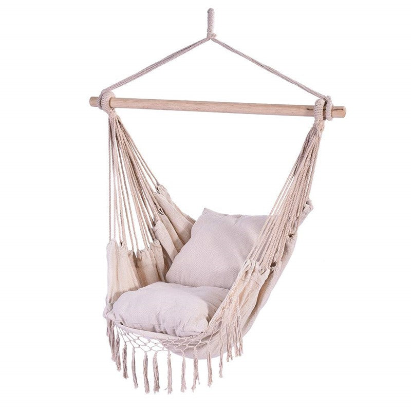 Ins Nordic Cradle Chair Cotton Rope Woven Bohemian