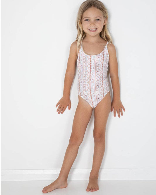 Girls Layla One-Piece - Moana Print