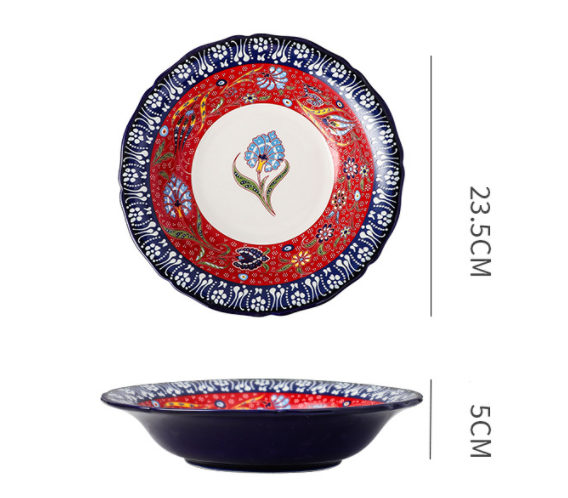 Bohemian Ceramic Household Dishes