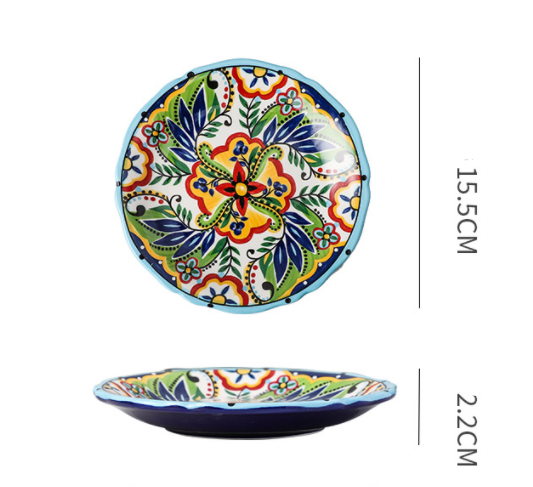 Bohemian Ceramic Household Dishes