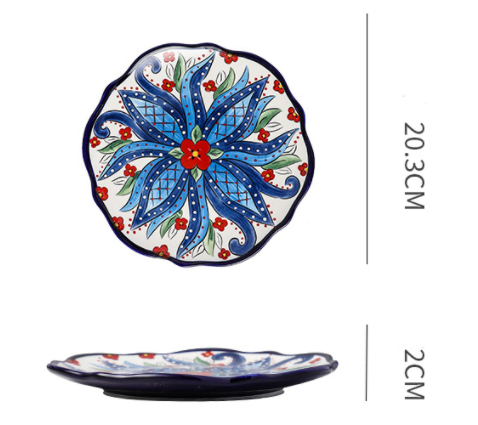 Bohemian Ceramic Household Dishes