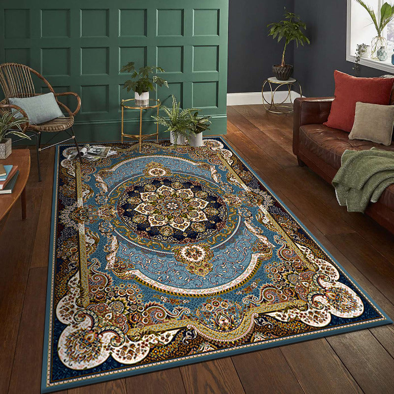 Vintage Bohemian Living Room Rug Floor Mat