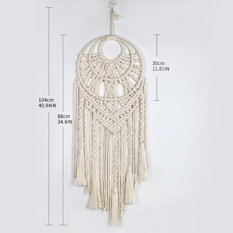 Bohemian Weaving Tapestry Dream Catcher Handmade Gift Wall Hanging Decor Art Home Pendant Birthday Gift 30x88cm/11.81'' x 34.6''